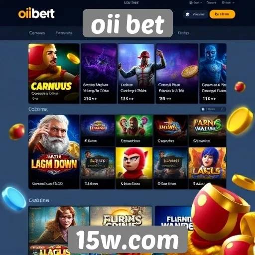 Comparativo de jogos disponíveis no Oii Bet